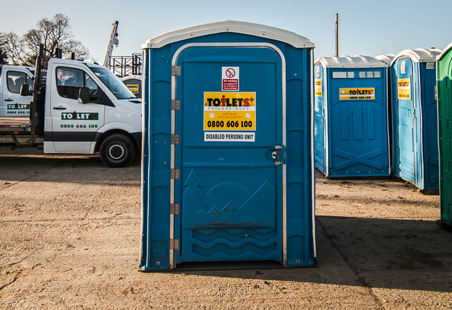 Portable Disabled Toilet Front - Toilets